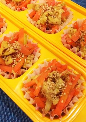 にんたま(人参・卵)しりしり-レシピのメイン写真
