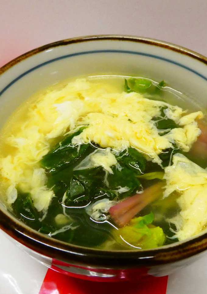 玉子とほうれん草の中華スープ♪-レシピのメイン写真