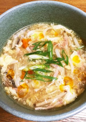 あんかけ卵とじうどん-レシピのメイン写真