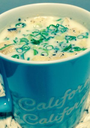 ＊マグカップde即席！豆乳和風スープ＊-レシピのメイン写真