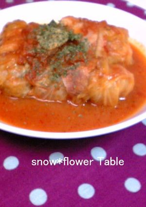 大好評☆ロールキャベツのトマト煮込み-レシピのメイン写真
