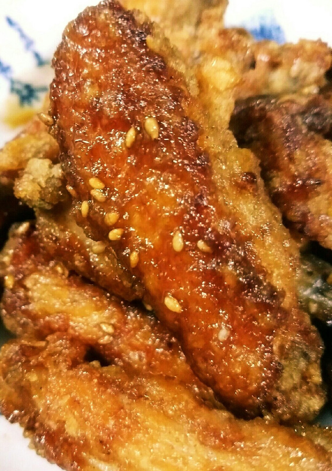 手羽中のあま～い♥しょう油味の唐揚げ♪-レシピのメイン写真