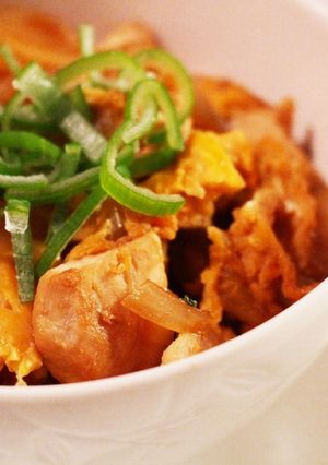 鶏胸肉の親子丼-レシピのメイン写真