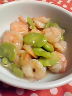えびとそら豆のうま煮-レシピのメイン写真