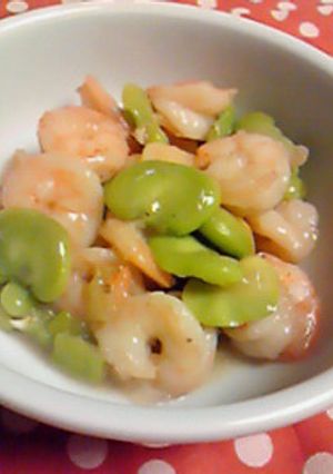 えびとそら豆のうま煮-レシピのメイン写真