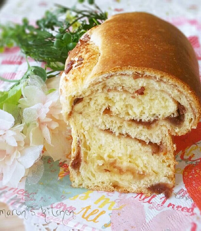 Hbで簡単♥ふんわり餡たっぷり食パン by ♪♪maron