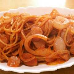 รูปของ 簡単ナポリタンというか、ケチャップパスタ