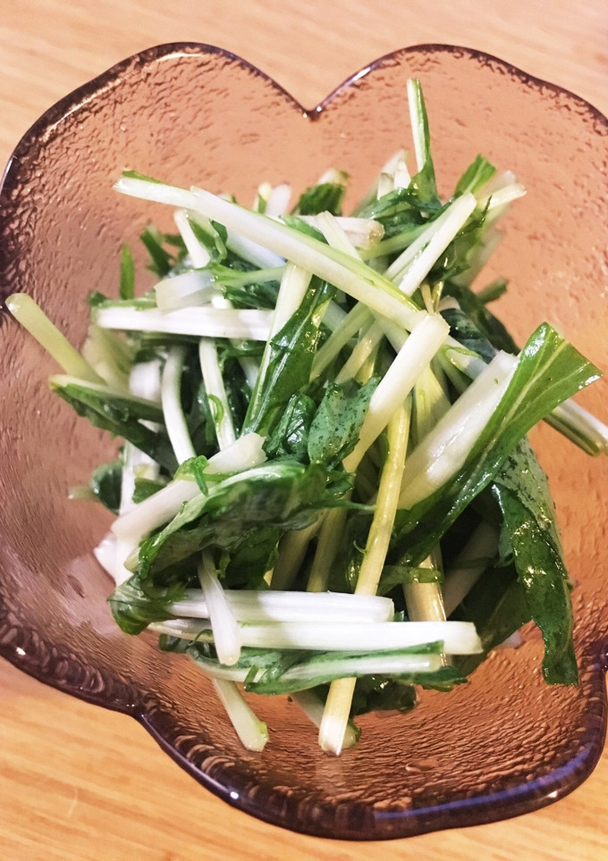 簡単！水菜のお浸し-レシピのメイン写真