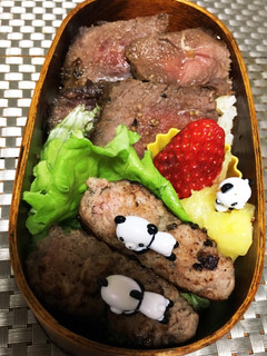 簡単・ローストビーフ丼弁当-レシピのメイン写真