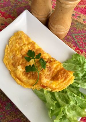 チーズとトマトのオムレツ☆トルコ-レシピのメイン写真