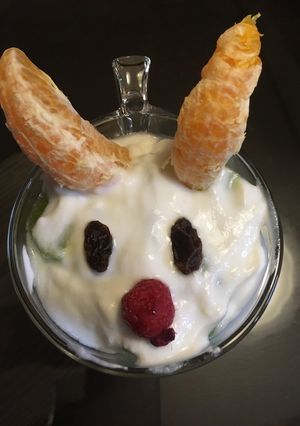 うさぎのパフェ風ヨーグルト-レシピのメイン写真
