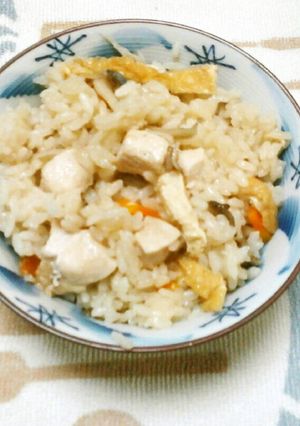 絶品！！　鶏肉とキノコの炊き込みご飯-レシピのメイン写真