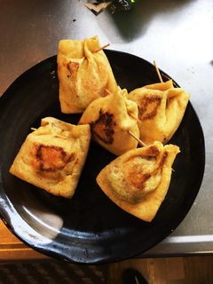 アボカドと鮭の油揚げ巾着焼き。-レシピのメイン写真
