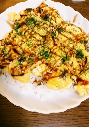 なんちゃってお好み焼き丼☆-レシピのメイン写真