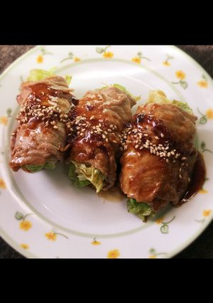 巻いて焼く☆簡単♪キャベツの豚肉巻き☆-レシピのメイン写真
