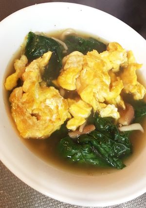寒じめちぢみほうれん草スープ(^.^)-レシピのメイン写真