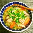 鶏とたっぷり野菜の和風ジンジャースープ