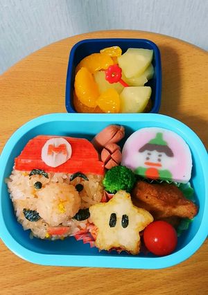 マリオのキャラ弁-レシピのメイン写真