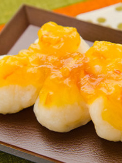 春の薬膳:白玉風長いものゆずあんかけ-レシピのメイン写真