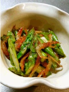 お弁当に☆アスパラと桜エビ炒め-レシピのメイン写真