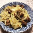 簡単やわらか 砂肝玉ねぎのペペロンチーノ