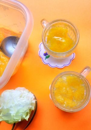 タッパーで作るいよかん蜂蜜ゼリー-レシピのメイン写真