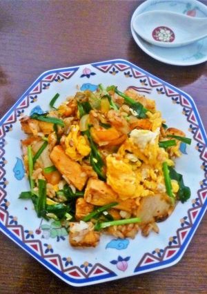 高野豆腐のキムチ炒飯-レシピのメイン写真