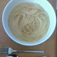 レンジでコンソメスープパスタ