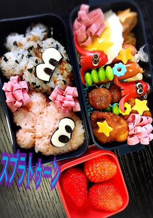 キャラ弁 スプラトゥーン お弁当-レシピのメイン写真
