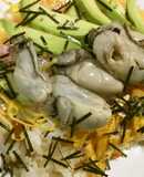 ひな祭りにも！彩鮮やか　牡蠣ちらし寿司　