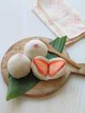 春のおやつ☆レンジでイチゴ大福