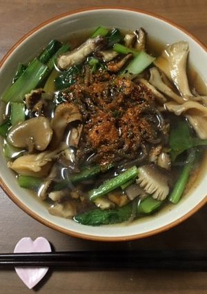 30分以内！満腹ダイエット糸こん蕎麦♪-レシピのメイン写真
