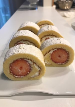 ホワイトチョコレート・ロール-レシピのメイン写真