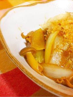 豚こま玉ねぎのおかかソース炒め♡-レシピのメイン写真