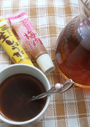 梅醤番茶　～胃腸が辛い時に～-レシピのメイン写真