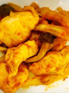 しっとり柔らか鶏胸肉の甘辛ケチャップ炒め-レシピのメイン写真