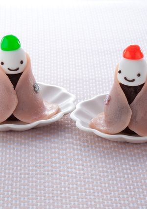 ひな祭り☆ひな人形さくら餅-レシピのメイン写真
