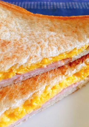 #朝ごはんやブランチに！簡単ホットサンド-レシピのメイン写真