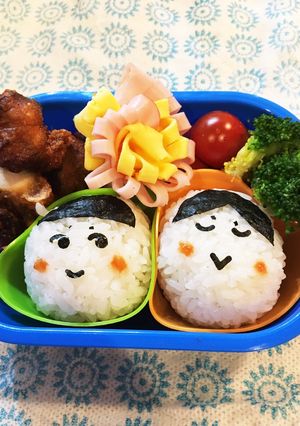 簡単＊可愛い＊おひなさまおにぎり弁当-レシピのメイン写真
