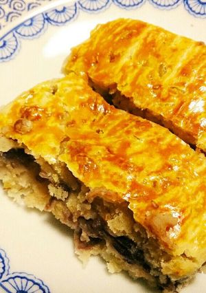 ☆ご飯とHMで簡単☆和風あんこ月餅パイ-レシピのメイン写真