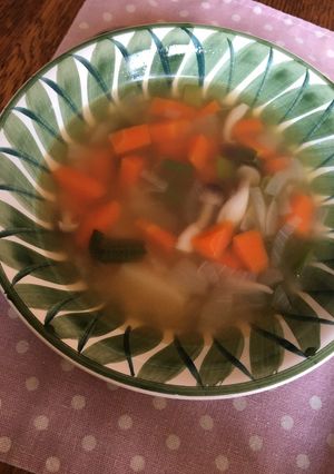 簡単ヘルシー！野菜のコンソメスープ-レシピのメイン写真