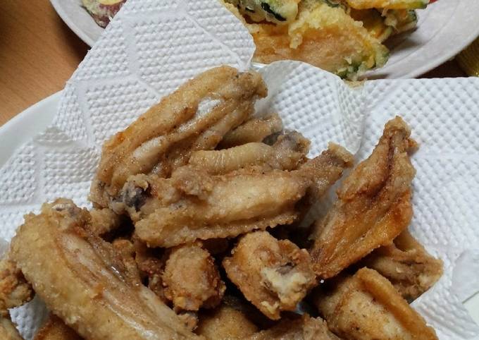 家で焼き鳥屋さん風♡鶏手羽中の塩焼き by ♪チビひなた