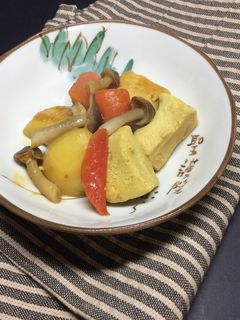 こうや豆腐のカレー煮-レシピのメイン写真