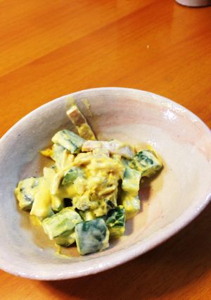 簡単かぼちゃの煮物のリメイクサラダ-レシピのメイン写真