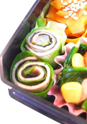 ✿ハムと海苔のキャベツ巻き✿-レシピのメイン写真