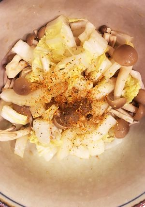 白菜としめじのポン酢あえ-レシピのメイン写真