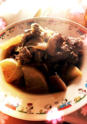 簡単柔らか和牛すじ煮込み大根ほくほく-レシピのメイン写真