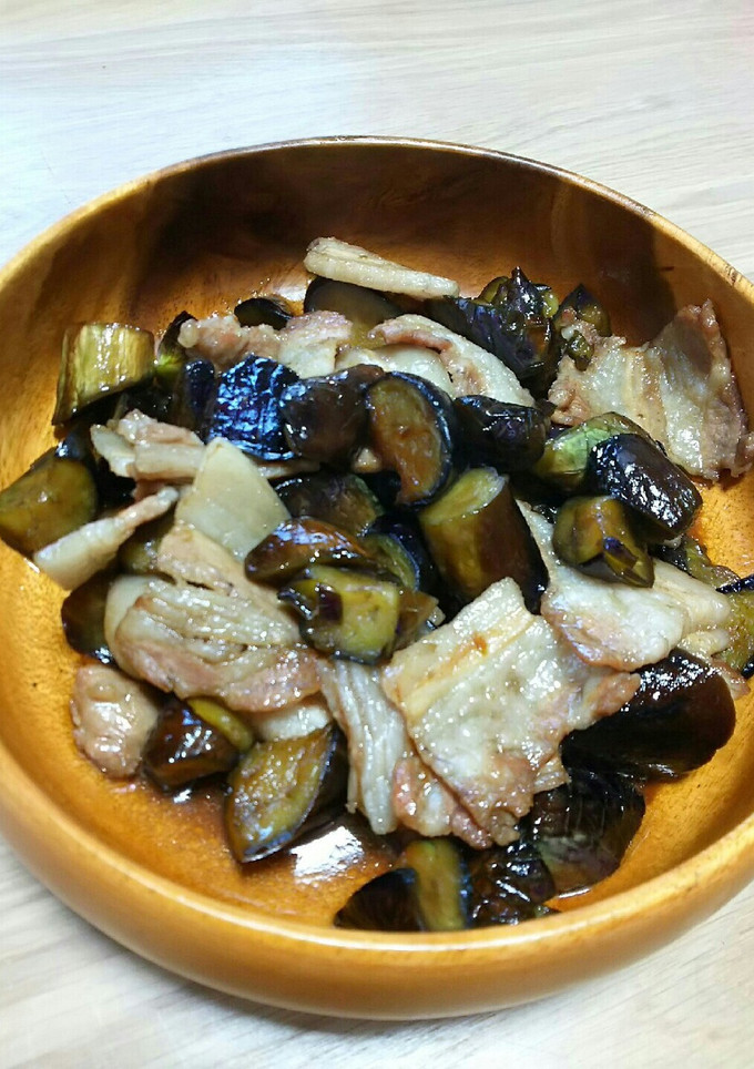 簡単！ナスとお肉の甘たれ-レシピのメイン写真