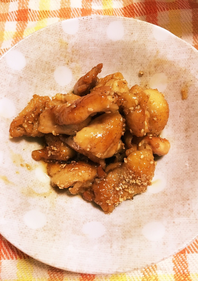 簡単おつまみ！ 鶏皮の甘辛焼き-レシピのメイン写真