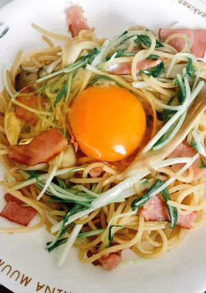 とにかく簡単和風パスタon卵-レシピのメイン写真